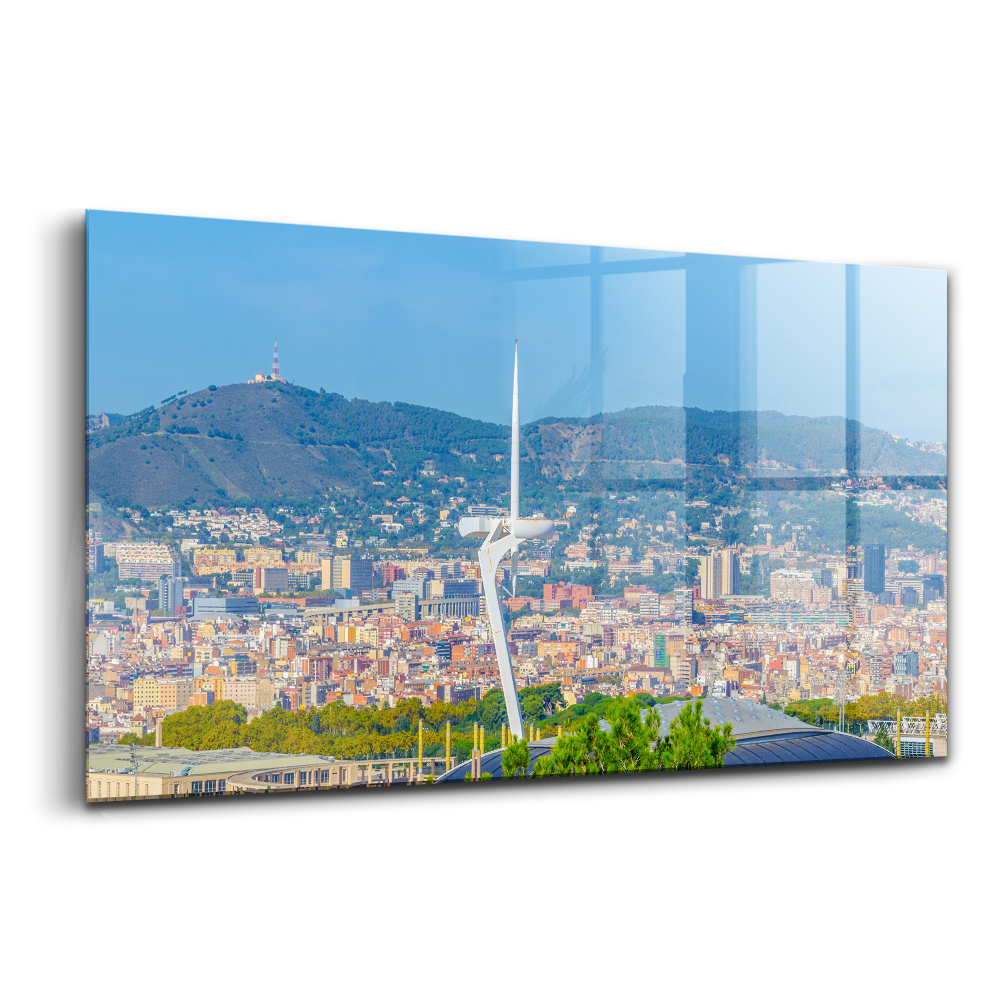 Üvegkép olimpiai park barcelona katalónia