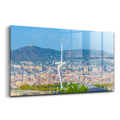 Üvegkép olimpiai park barcelona katalónia