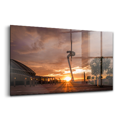 Üvegkép falra Barcelona olimpiai park