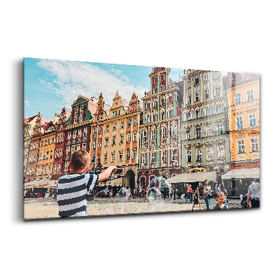Üvegkép falra Gyermekek piactere wroclawban