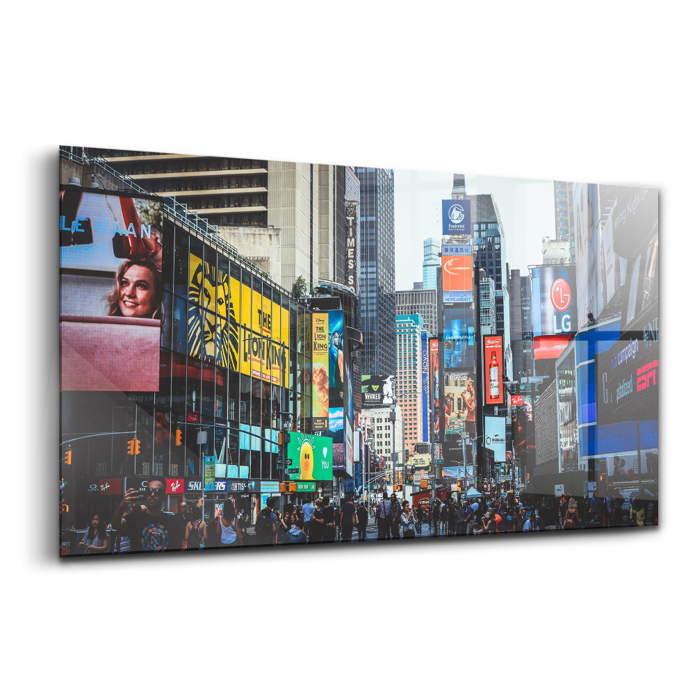 Üvegkép Times Square New Yorkban