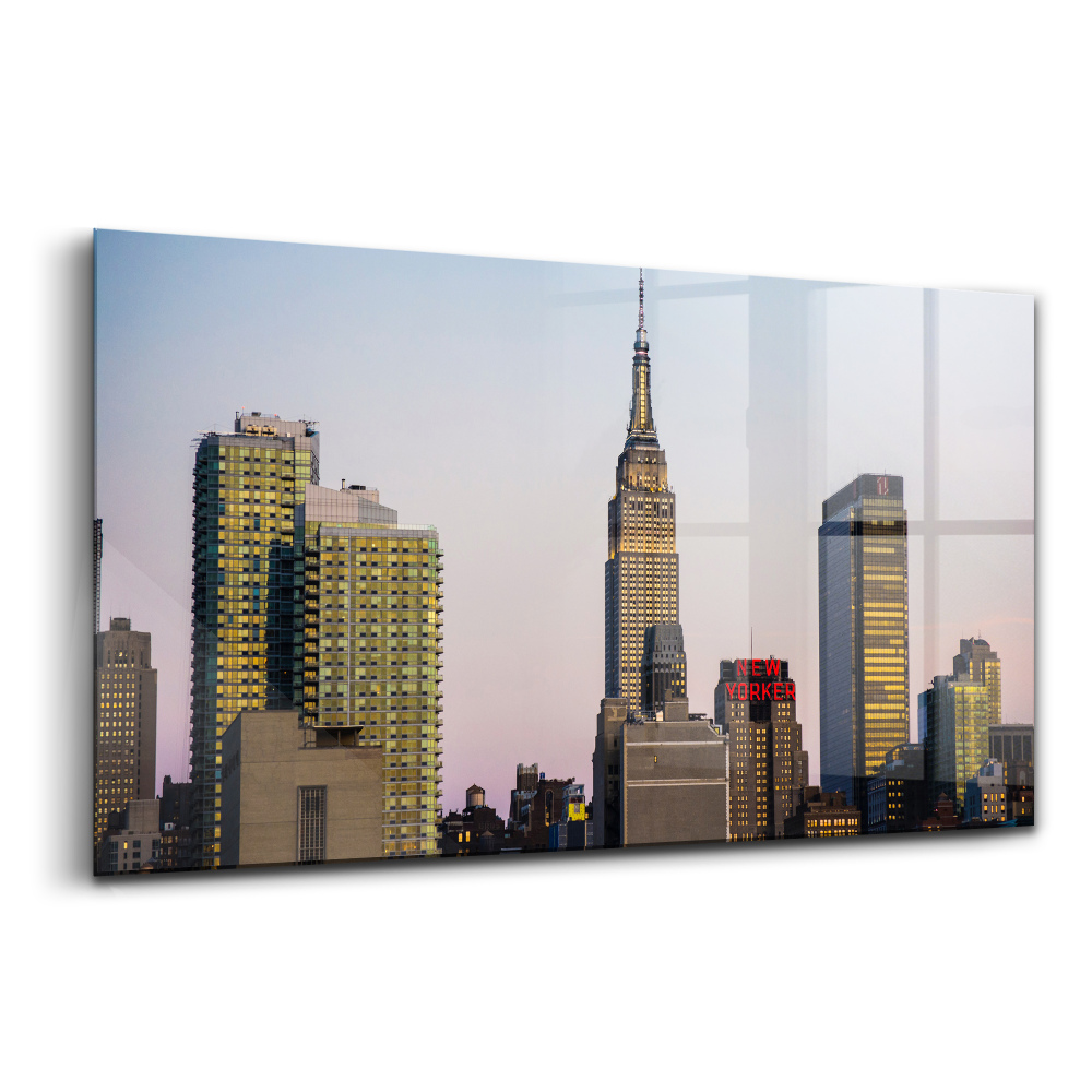 Egyedi üvegkép New York-i fénykép