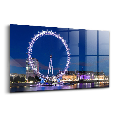 Üvegkép falra London Eye óriáskerék London