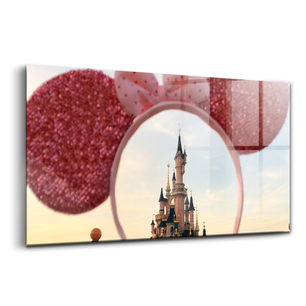 Üvegkép Disneyland egér Párizsban