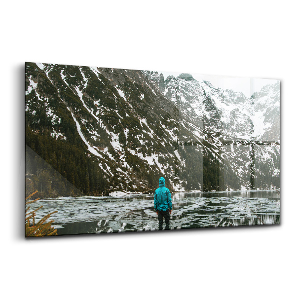 Üvegkép Morskie oko téli tó