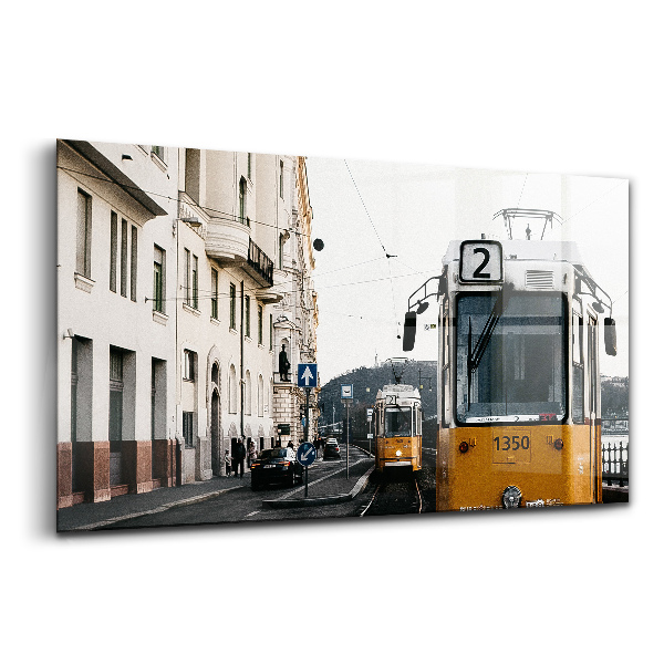 Üvegkép falra Budapesti villamos