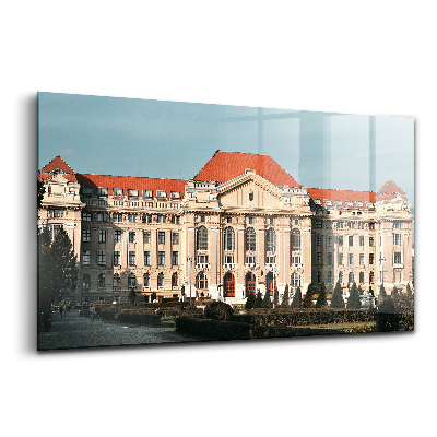 Egyedi üvegkép Debreceni Egyetem