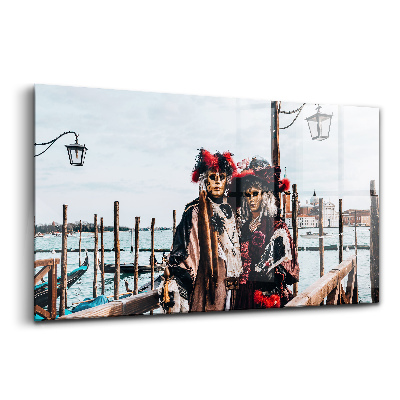 Üvegkép falra Karnevál Velencében