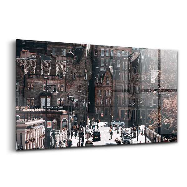 Üvegkép falra Skócia edinburghi látképe
