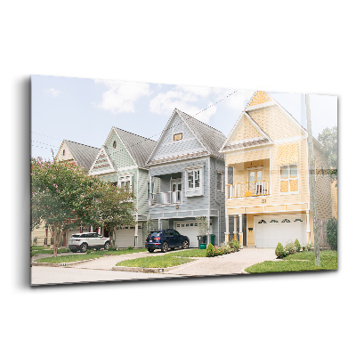 Üvegkép falra Házak houstonban