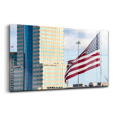 Üvegkép Amerikai zászló