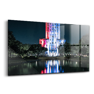 Üvegkép Városháza Houstonban