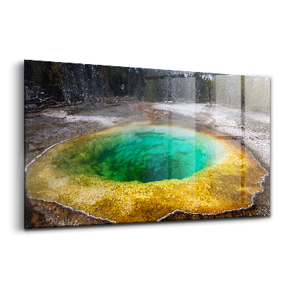 Üvegkép falra Yellowstone forró forrás