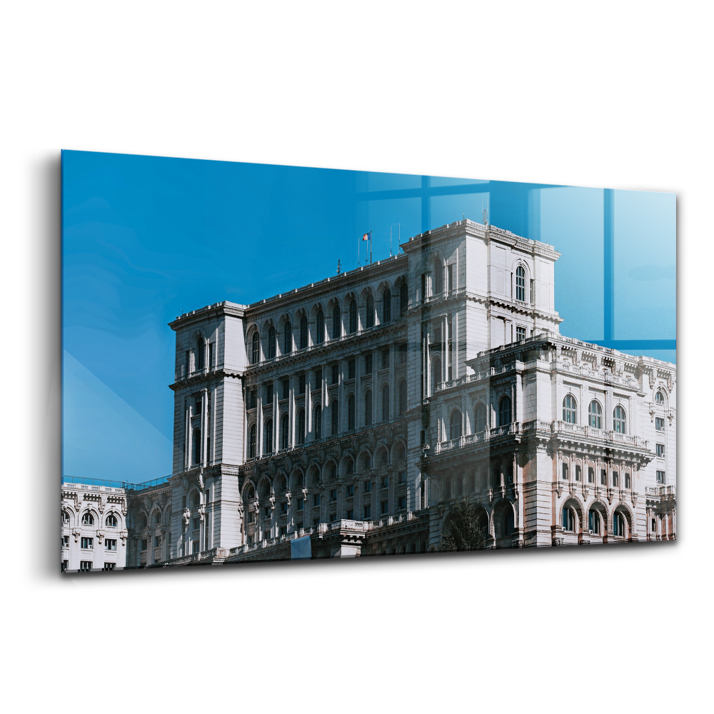 Üvegkép falra Népi palota Bukarestben