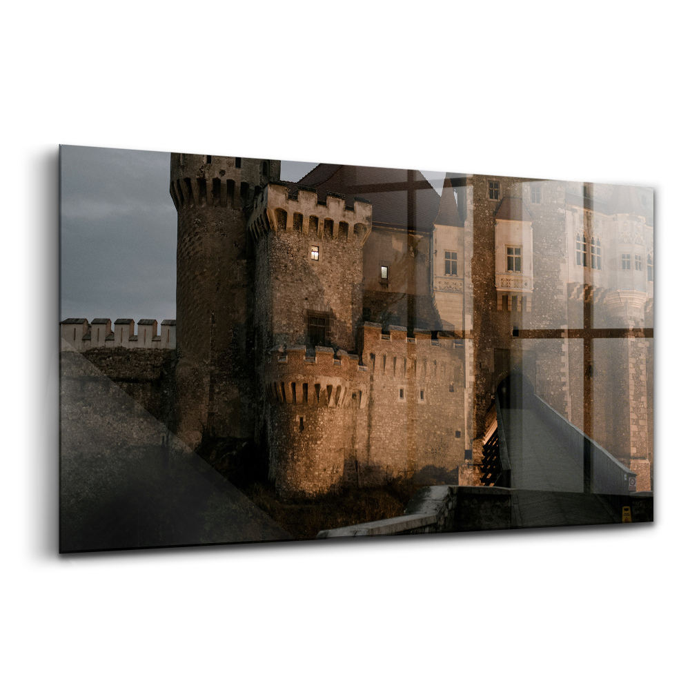 Üvegkép Középkori vár