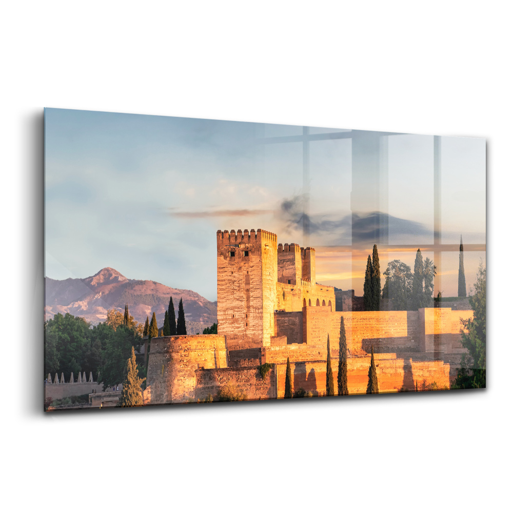 Üvegkép A torre de la vela erődítménye