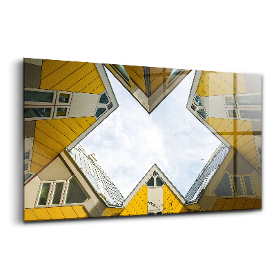 Üvegkép Házak rotterdamban