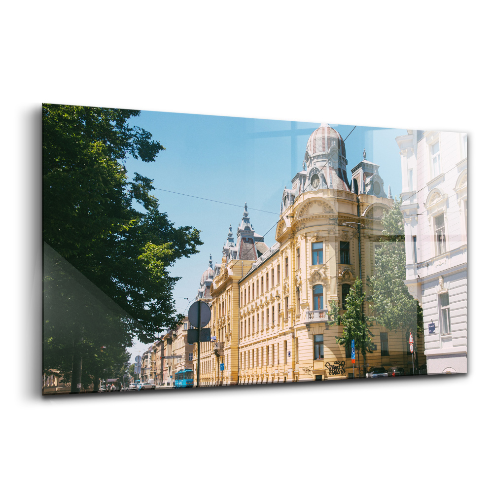 Üvegkép Kormányzati épület Zágrábban