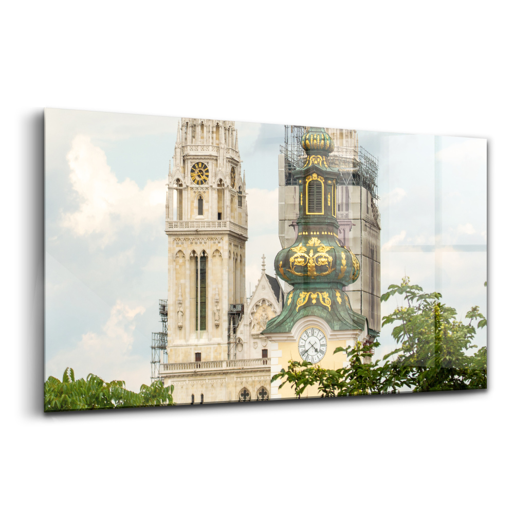 Üvegkép falra Katedrális Zágrábban