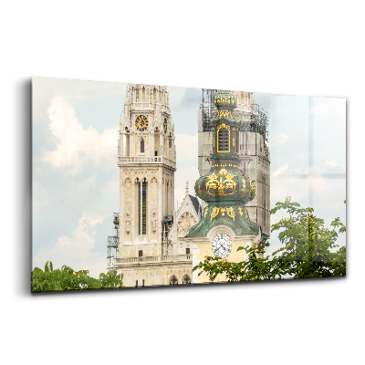 Üvegkép falra Katedrális Zágrábban