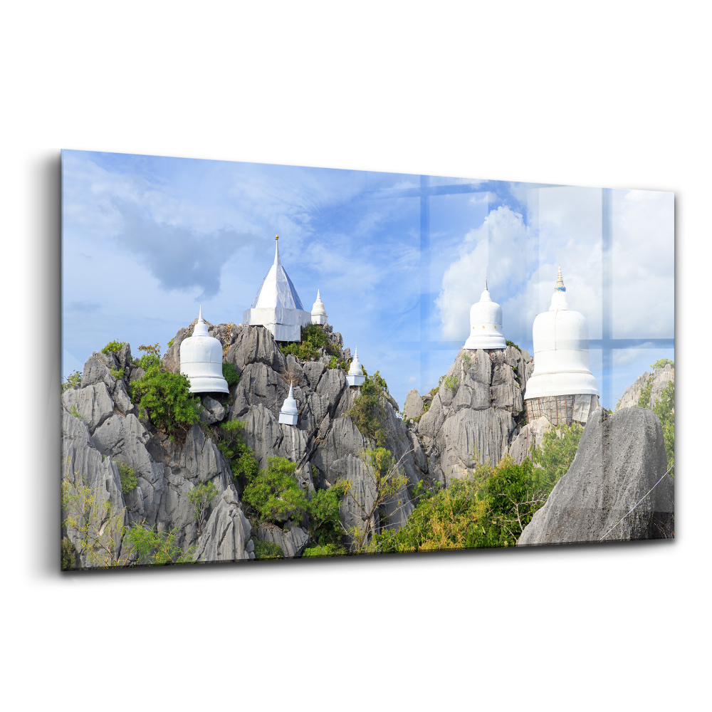 Üvegkép Egy hegy teteje Chiang Maiban