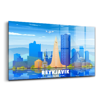 Üvegkép Reykjavík építészete