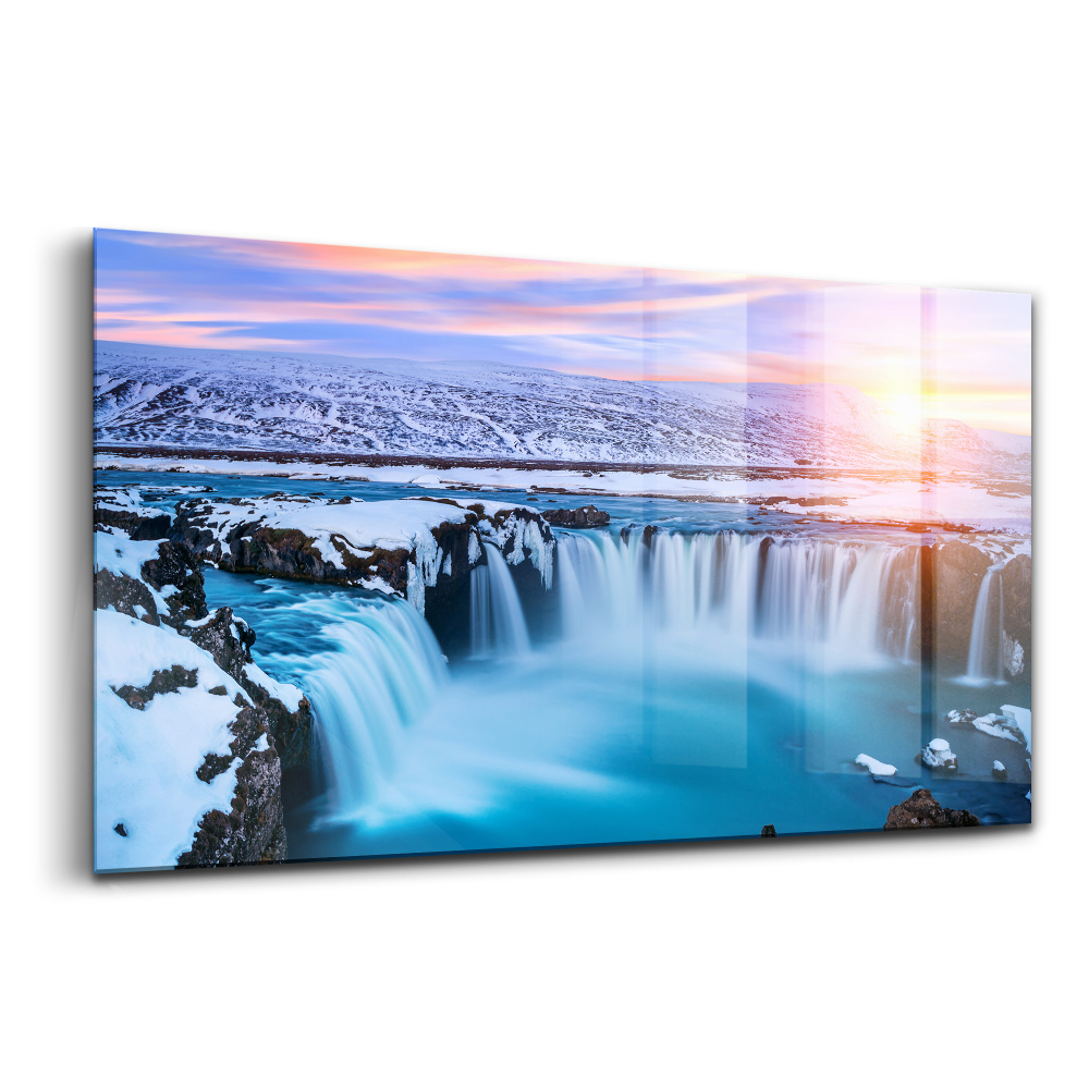 Üvegkép falra Godafoss vízesés Izlandon