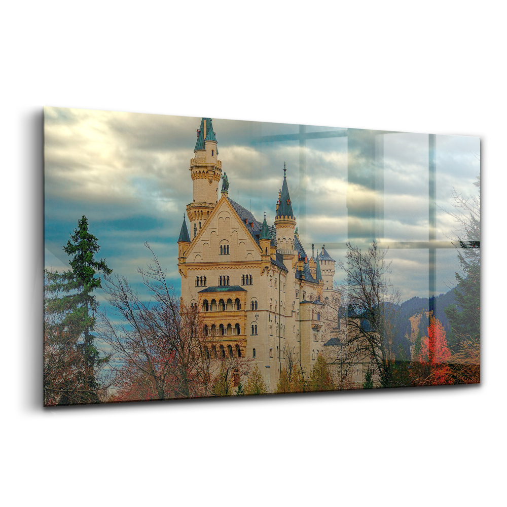Üvegkép falra Neuschwanstein kastély Németország
