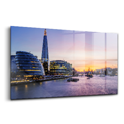 Üvegkép falra London látképe