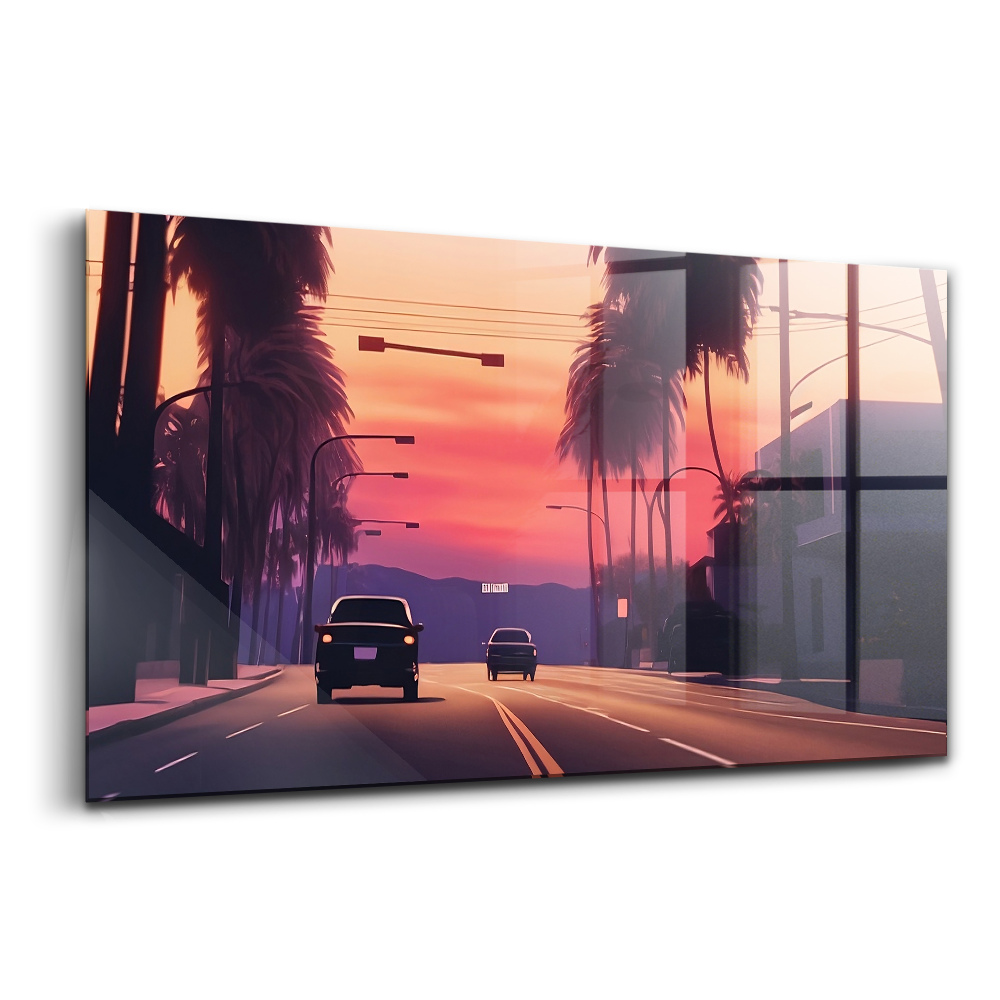 Üvegkép Naplemente la