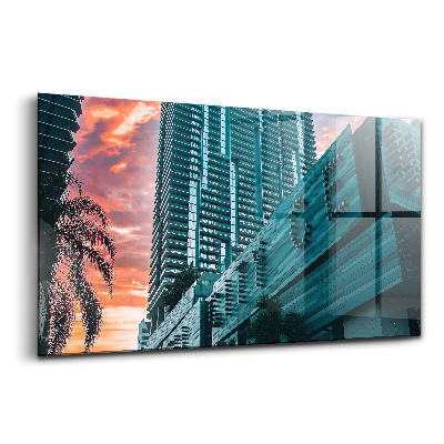 Egyedi üvegkép Miami, Florida