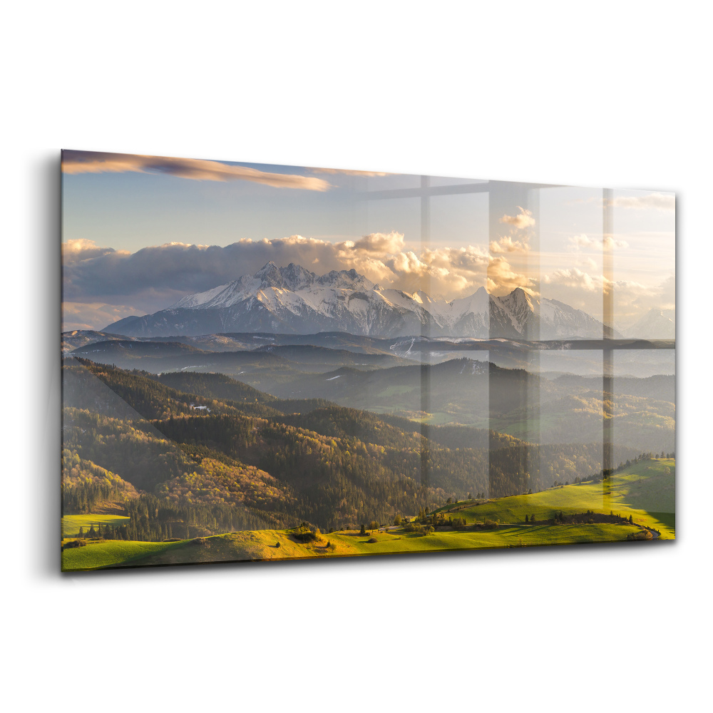 Egyedi üvegkép Pieniny Wysoki Wierch