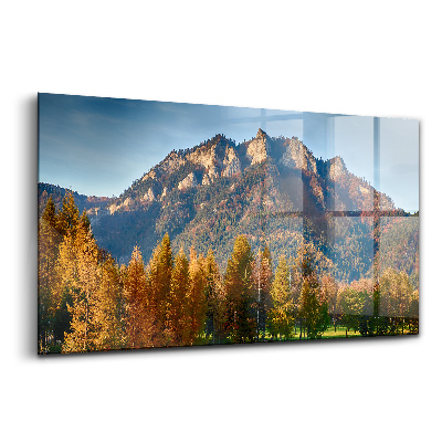 Üvegkép falra Három korona hegycsúcs