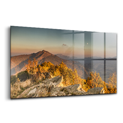 Üvegkép falra Bieszczady-hegység