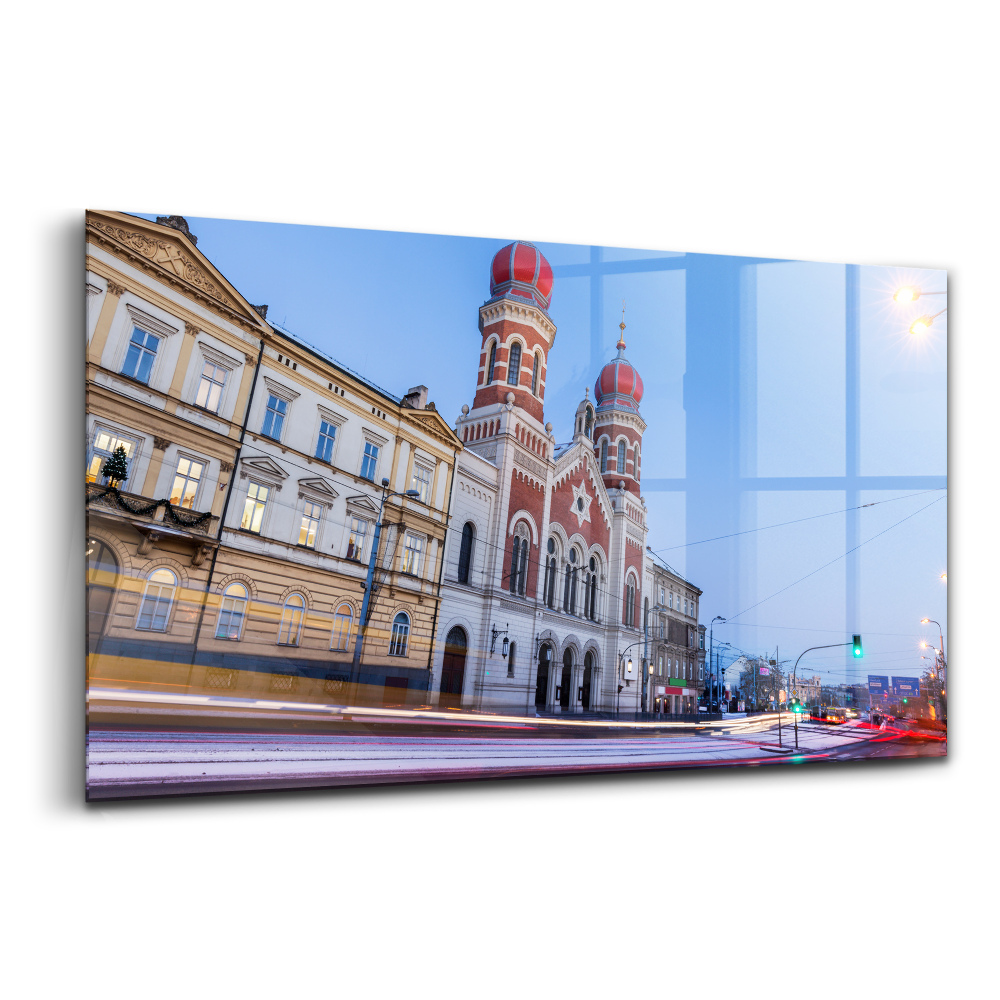 Üvegkép A pilseni Nagy Zsinagóga