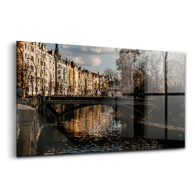 Egyedi üvegkép Prágai panoráma