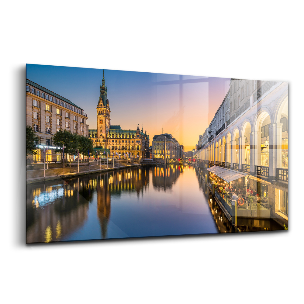 Üvegkép falra Hamburgi városháza Németország