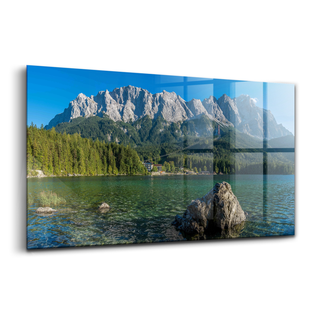 Üvegkép Zugspitze csúcs Németország