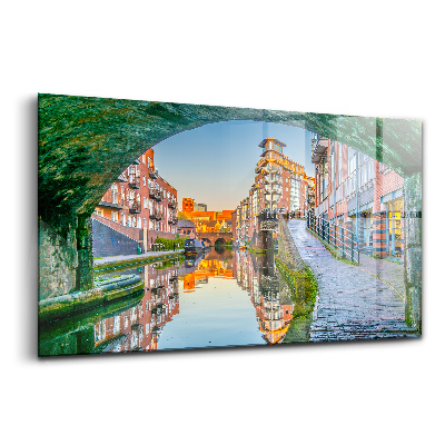 Üvegkép Naplemente Birmingham központjában