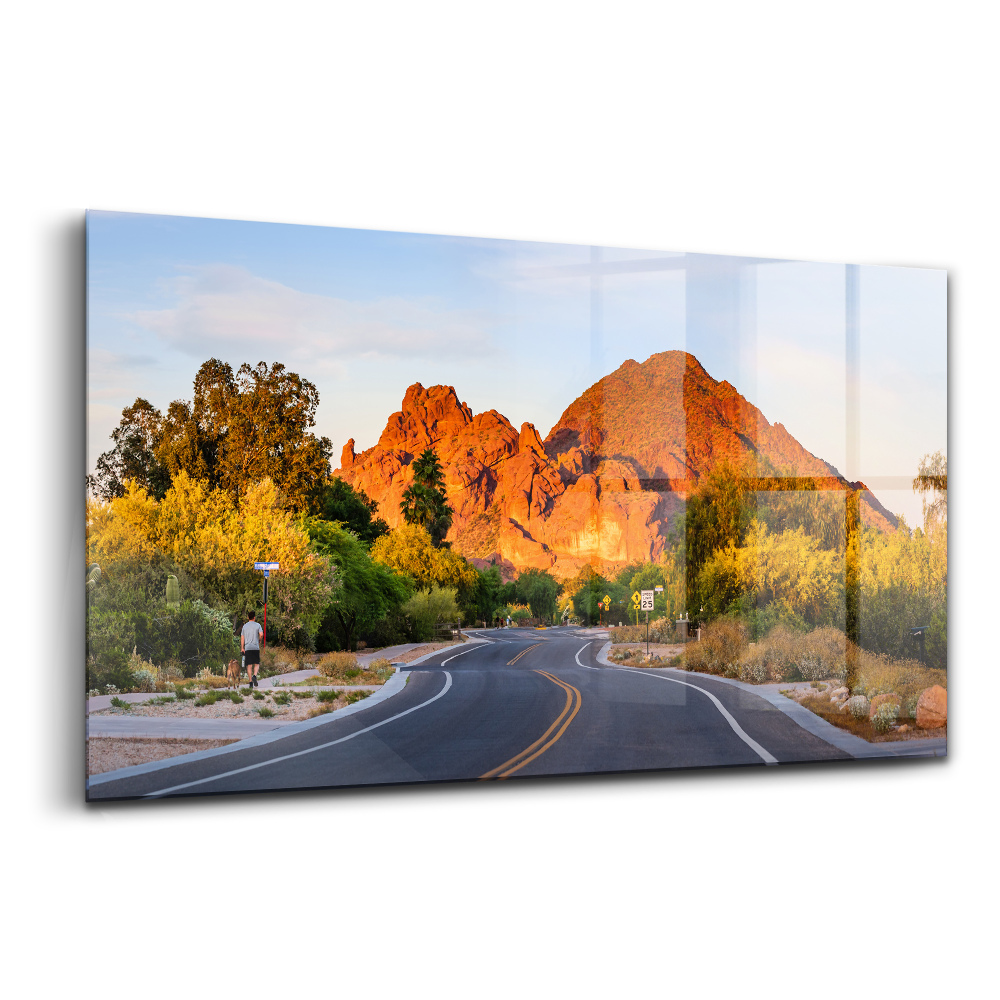 Egyedi üvegkép A Camelback-hegy kilátása