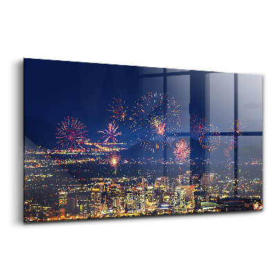 Üvegkép Phoenix városa éjszaka