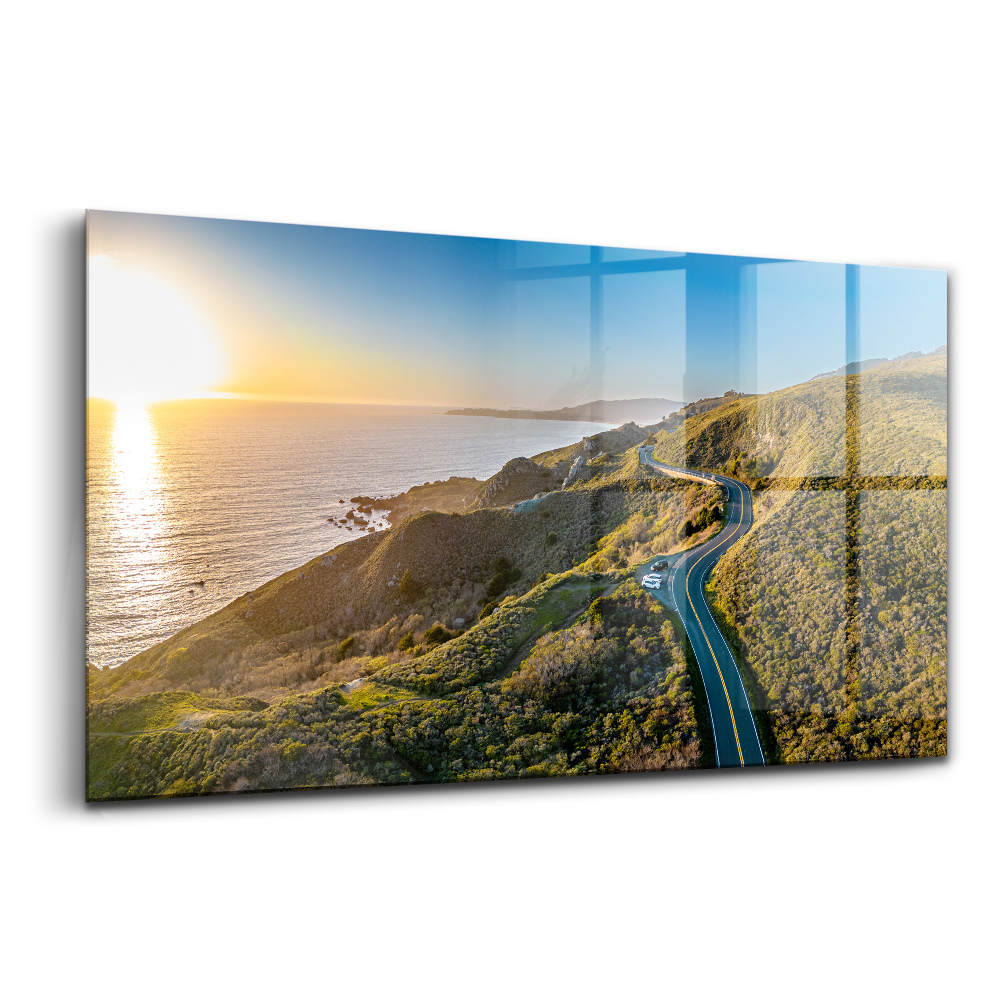 Üvegkép falra Az út San Franciscóban, Egyesült Államok