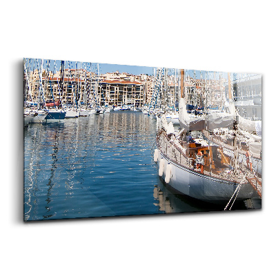 Üvegkép falra Marseille kikötő Franciaország