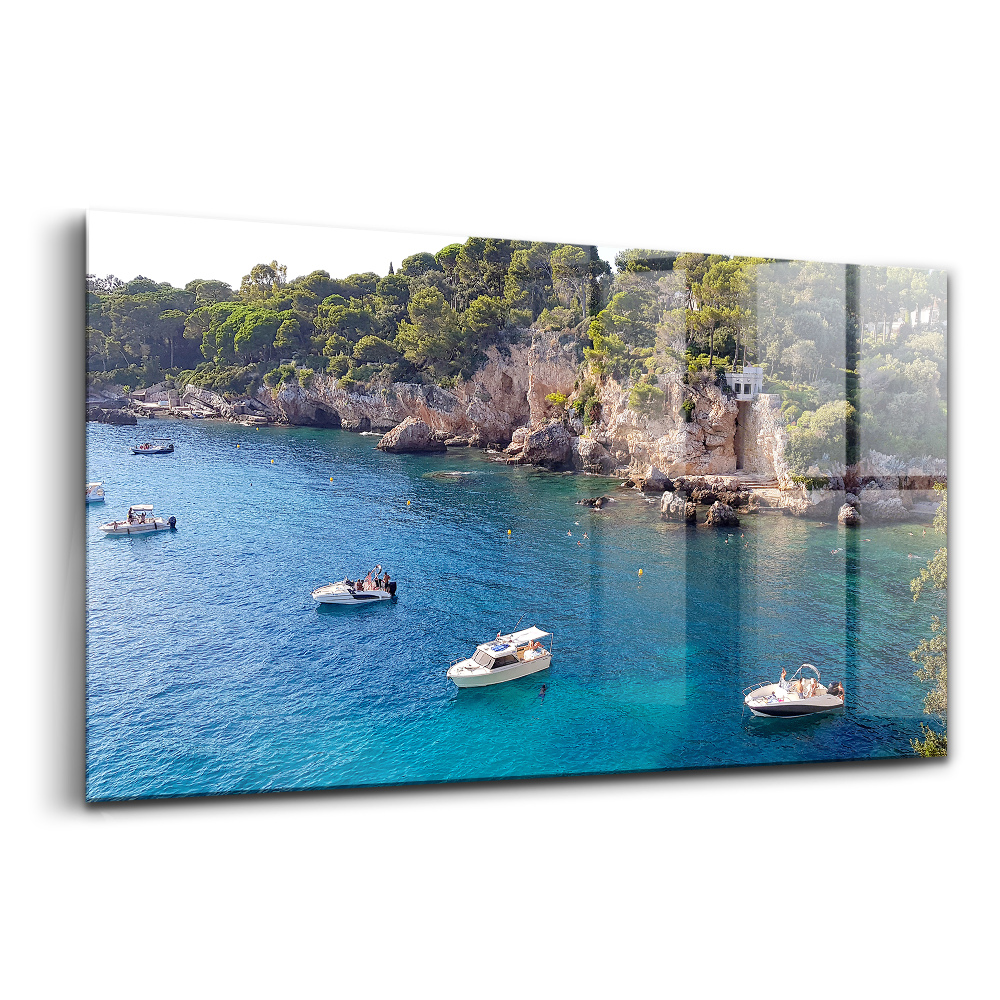 Üvegkép falra Tájkép cap dantibes-ben