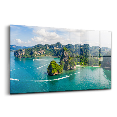 Üvegkép falra Sziget Thaiföldön