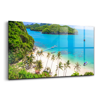 Üvegkép falra Koh Samui Nemzeti Park Thaiföld