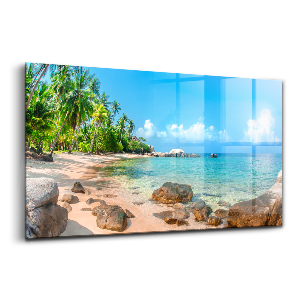 Üvegkép Gyönyörű strand Thaiföldön