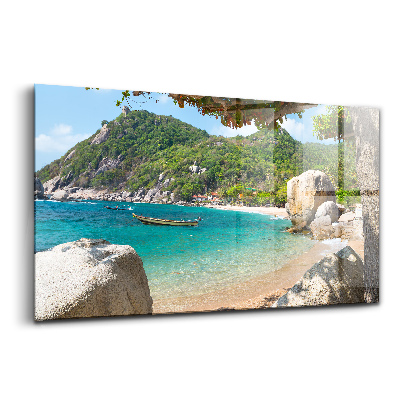 Üvegkép falra Tengerre néző Koh Tao Thaiföld