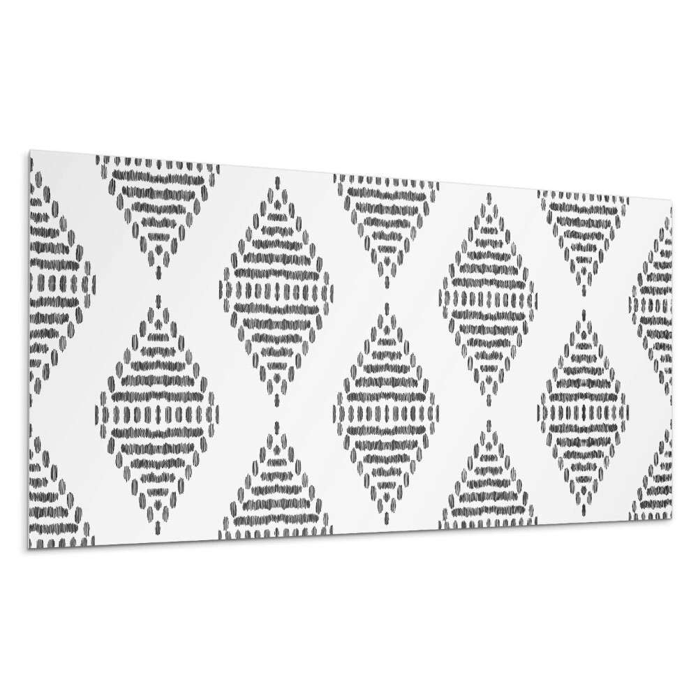 Falpanel Gyémántminta rácsban