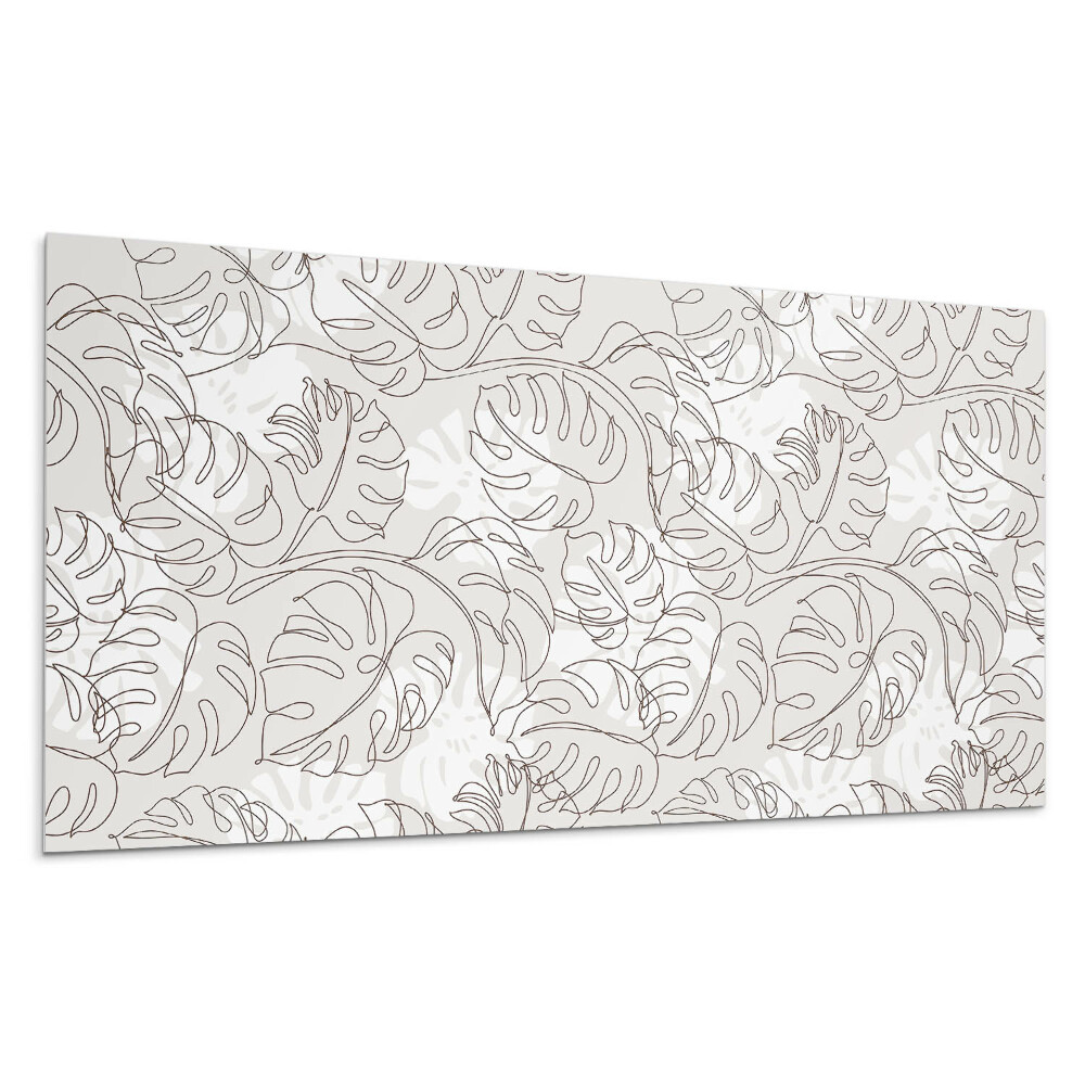 Pvc falpanel Vonal levélminta